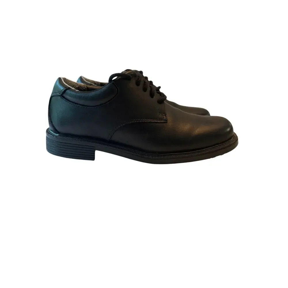 Rockport Works WorkUp Black Leather Slip Resistant Oxfords Shoes Mens Size 9M